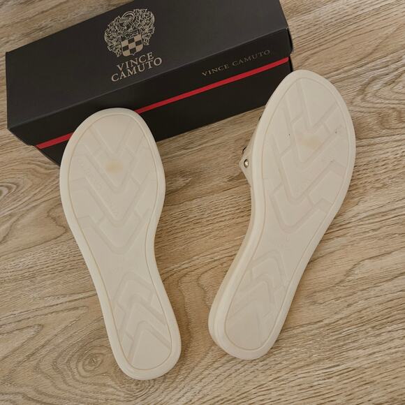 Vince Camuto Jelly Slide Sandals Emelon Creamy White Womens Size 9M Slip-On - Picture 5 of 9